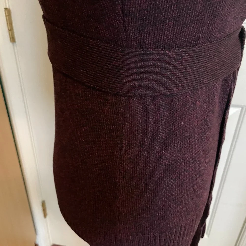 Like New! INC International Concepts Plum Short Sleeve Silk Blend Sweater Size S - Picture 9 of 15